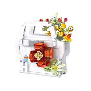 Juego de Bloques de Construcción de Flores, Planta en Maceta con Caja de Regalo, MOC DIY, Juego de Ladrillos Educativos para Mayores de 14 Años, Plástico ABS - Product Image 4