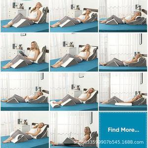 Adjustable C Shape Backrest Cushion 125x72x17cm Lumbar <b>Support</b> Pillow For <b>Sofa</b> Bed Pregnant Women Reclining <b>Support</b> - Product Image 2