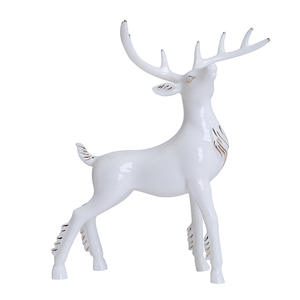 Renna di natale statue di porcellana in ceramica decorazioni per la casa figurine <span class=keywords><strong>sculture</strong></span> decorazioni <span class=keywords><strong>moderne</strong></span> <span class=keywords><strong>tavolo</strong></span> centrale soggiorno unico - Product Image 5