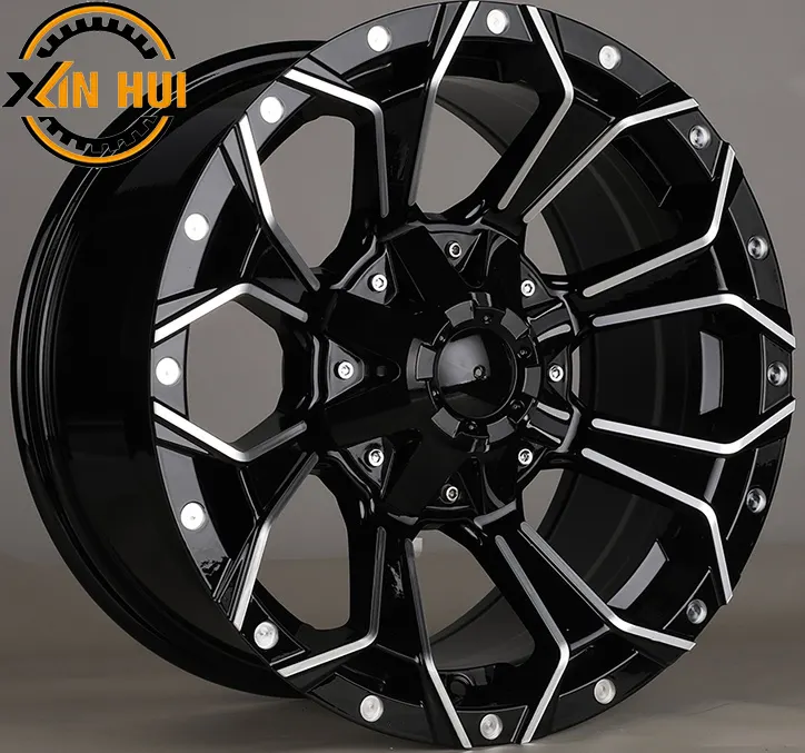 Fashion 4x4 design wheel 20 inch hot selling SUV car alloy wheels with pcd 6x114.3 6x139.7 rims 20x9.0