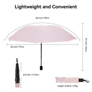 Parapluie de poche automatique mini 5 plis de haute qualité avec impression de logo - Product Image 6