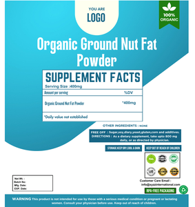 Produit de qualité supérieure 100% poudre de graisse de noix de terre biologique naturelle pure directement du fabricant indien - Product Image 2