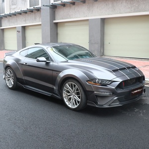 LARIDAS 2015-2023 para Mustang, Kit de Carrocería, Nuevo, de Alta Calidad, Faldones Laterales con Imprimación Negra, Paneles de Protección, Piezas de Parachoques (FRP/CF) - Product Image 2