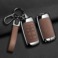 Étui de protection pour clé de voiture en alliage de zinc et cuir, pour KIA Cadenza K9 K7 K-04 Sorento K900, accessoires de coque sans clé