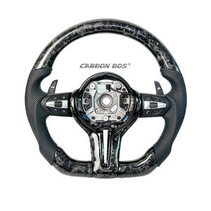Volante de Fibra de Carbono Forjado Negro Directo de Fábrica para <span class=keywords><strong>BMW</strong></span> G20 G38 F10 F30 F50 F31 F35 E90 E92 E45 F30 E46 X5 Estilo Personalizado - Product Image 2
