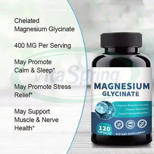 VitaSpring Magnesio Glicinato 3-en-1 Complex <span class=keywords><strong>Zinc</strong></span> Suplemento 400mg 500mg 1000mg Magnesio Glicinato <span class=keywords><strong>Zinc</strong></span> Cápsulas - Product Image 3