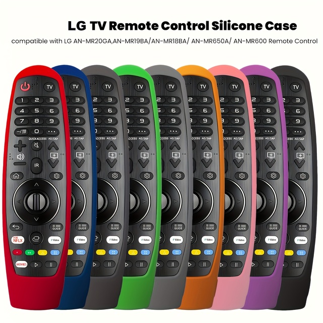 Silicone Case for LG TV Remote Control, Soft Shockproof Dustproof Protective Cover for LG Magic Remote, Anti-Slip Grip