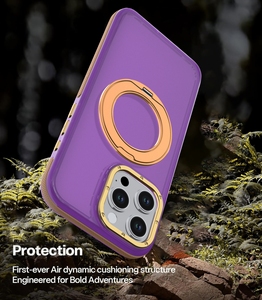 Étui magnétique coloré robuste pour MOTO EDGE 70 <span class=keywords><strong>5G</strong></span> 60 Fusion 50 Neo Pro avec béquille anneau anti-chute et protection antichoc - Product Image 6