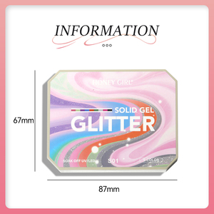 Sơn gel nhũ UV HONEY GIRL bán buôn, chất lượng rất tốt, 18ml, siêu lấp lánh, phản quang như kim cương vỡ, nhãn hiệu riêng - Product Image 6