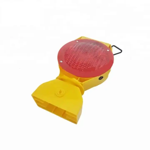 Khả năng hiển thị cao năng lượng mặt trời hàng rào cảnh báo đèn vàng Led nhấp nháy an toàn giao thông thiết bị - Product Image 4