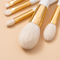 Professionelles Synthetisches Lidschatten-Verwischpinsel-Set mit Holzgriff, Gesichts-Make-up-Blending-Pinsel, Reisefreundlich, Private Label