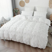 100% coton couettes et draps pour fournitures d'hôtel Super King drap housse ensemble de draps de lit