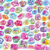 Autocollants mignons en cristal 3D en relief, sous licence officielle, en stock, expédition rapide et immédiate pour la vente en gros