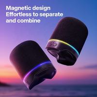 Altavoz Magnético 2 en 1, Altavoz Inalámbrico Portátil de 10 W, Sonido de Alta Fidelidad, Altavoz Dual que Ofrece un Sonido Excepcional