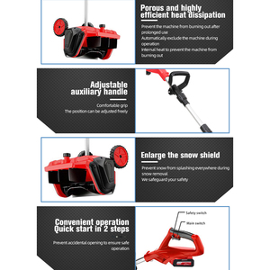 <span class=keywords><strong>Pelle</strong></span> à <span class=keywords><strong>neige</strong></span> électrique sans fil personnalisable à usage domestique charrue à piles Machines de déneigement efficaces - Product Image 6