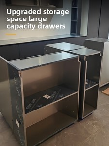 Mobile da Cucina Modulare per Esterni in Acciaio Inox 304 con Fornello Integrato e Armadietto Portaoggetti, Design Semplice per Piccole Abitazioni Personalizzate - Product Image 4