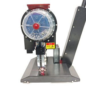 Punzonadora de batería de litio tipo botón de uso bidireccional, Pedal de hierro y metal para pancarta, tablero de tela de papel, punzonado de ojales - Product Image 4