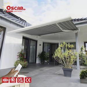 Auvent cassette intégral anti-UV et imperméable avec tissu pare-soleil pour balcons, usage <span class=keywords><strong>extérieur</strong></span> en Europe, véranda, auvent cassette complet - Product Image 1