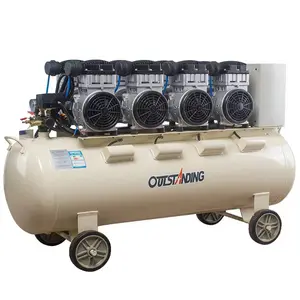 Super quiet oil -free air compressor