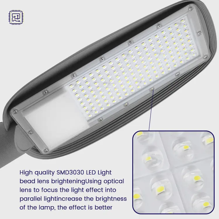 Energiebesparing Aluminium Gemeentelijke Straatlantaarn 50W 100W 150W 200W Outdoor Waterdichte Road Dob Led Street Light