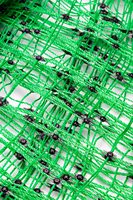 Pluimvee- en schapennet, kippengaas, 25 m elektrisch afrasteringsnet voor schapen en pluimvee