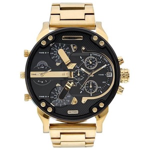Reloj <span class=keywords><strong>de</strong></span> Pulsera <span class=keywords><strong>Grande</strong></span> <span class=keywords><strong>para</strong></span> <span class=keywords><strong>Hombre</strong></span> Dizai Ka DZ, Cronógrafo <span class=keywords><strong>de</strong></span> Cuarzo, Acero Inoxidable, <span class=keywords><strong>Esfera</strong></span> con Agujas, Resistente al Agua 30M, Cristal Mineral DZ7370, Venta al Por Mayor - Product Image 2