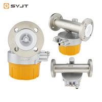 SY LZ DN15-DN150 4-20mA Pengukur Aliran Tabung Logam Tipe Transmisi Rotameter Flens Area Variabel