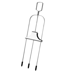 ส้อมบาร์บีคิวสแตนเลสสามง่าม 35.5*9.3 ซม. ทนความร้อนสำหรับทำอาหารแคมป์ปิ้งอุปกรณ์บาร์บีคิว - Product Image 5