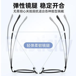 กรอบแว่นตา Danyang Geometric รุ่น 25025 แบบเต็มกรอบ เลนส์เปลี่ยนได้ เลนส์เรซิ่นสำหรับทุกเพศ - Product Image 2