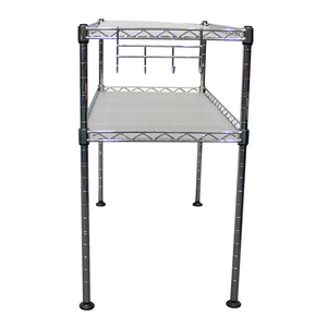 2 Tiers Metal <strong>Microwave</strong> Oven Storage <strong>Shelf</strong> , NSF Approval - Product Image 5