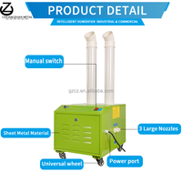 Humidificateur industriel grande capacité 7-10 kg/h pour atelier, culture de champignons, entrepôt, espace agricole pour légumes frais