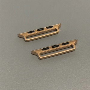 Adaptador de Conector Especial de Acero Inoxidable 316L de Diseño de Una Pieza para Correa de <span class=keywords><strong>Apple</strong></span> <span class=keywords><strong>Watch</strong></span> de 46mm <span class=keywords><strong>40mm</strong></span> 42mm 44mm 41mm 45mm - Product Image 6