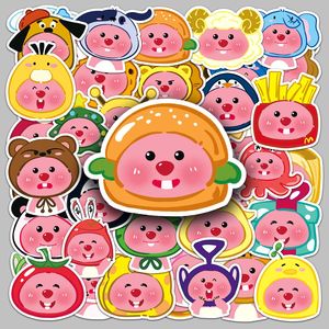 50PCS Pegatinas Coreanas Divertidas de Dibujos Animados de <span class=keywords><strong>Pororo</strong></span> el Pequeño Pingüino, Lindas Pegatinas de Castor de Dibujos Animados, Adorables Pegatinas Loopy - Product Image 2