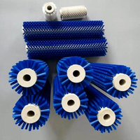 Brosse à rouleau en nylon de nettoyage de mousse de cour de villa multifonctionnelle de bonne installation