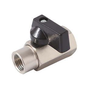 Carbon Steel Mini Ball Valve 1/4 In Internal External Threads For Water Heating Systems - Product Image 4