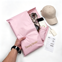 Enveloppes en polyéthylène imperméables auto-adhésives résistantes aux déchirures pour l'expédition de vêtements pour petites entreprises