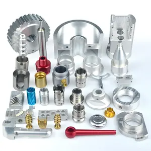 Piezas de mecanizado de aluminio, acero al carbono, latón y cobre, servicio de torneado de piezas de torno Cnc de alta precisión