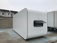 Maisons préfabriquées modernes, cabine cube, bureau pod, capsule maison, bureau à domicile dans la cour, maison préfabriquée