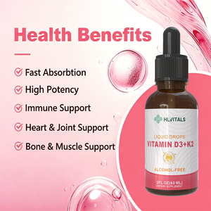 Private Label Vegan <b>Vitamin</b> Drops <b>Vitamin</b> D3 K2 <b>Liquid</b> Drops For Energy Booster <b>Vitamin</b> <b>Liquid</b> Dietary Supplement - Product Image 6