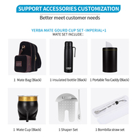 Vente chaude, couvre-gobelets personnalisés avec logo, réutilisables, imperméables, en polyester, portables, pour transporter des aliments et des boissons, ensemble pour gobelets à yerba mate