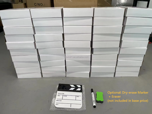 Clapperboard in Acrilico per Film, Pannello Direzionale per Riprese Video, Accessorio Fotografico per Studio TV - Product Image 4