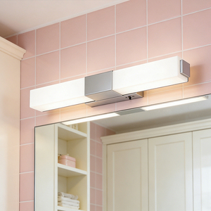 LED Bathroom Vanity <b>Light</b> 3CCT Dimmable IP44 Waterproof Modern Stainless steel <b>Wall</b> Mounted Mirror <b>Light</b> for Home Hotel Washroom - Product Image 2