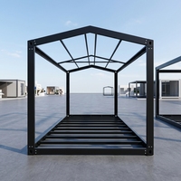 Structure Modulaire Personnalisée en Acier Galvanisé pour Conteneur de 20 pieds, Emballage Plat, pour Entrepôt Extérieur, Dortoir, Atelier