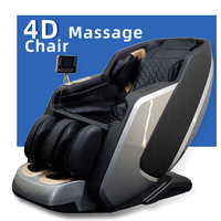 Pour Leercon 2025 nouveau Design canapé électrique Shiatsu 4d zéro gravité luxe Ai Robot chaise de Massage corps complet avec pied de Massage