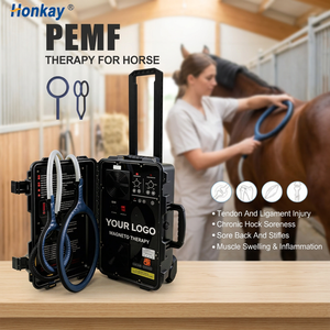 Appareil PEMF à commande unique certifié CE pour animaux, favorise la circulation, améliore la flexibilité, dispositifs de thérapie PEMF pour usage domestique - Product Image 1