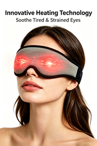 Masseur oculaire chauffant et rafraîchissant, rechargeable, doux et respirant, design portable, soulage la fatigue oculaire - Product Image 4