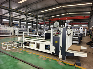Semi Automatic <b>Folder</b> Gluer Machine Semi-auto Corrugated Box Making Carton Folding Gluing Machine - Product Image 5