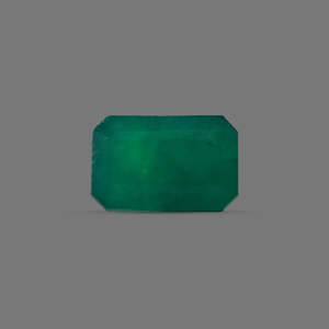 พลอยมรกตธรรมชาติ 5.92 กะรัต พานนา เจมสโตน รับรองคุณภาพ สีเขียวเบรลล์ ขายส่งจากอินเดีย สำหรับผู้ค้าส่งเครื่องประดับและส่งออก - Product Image 1
