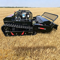 Cortadora de Césped Robótica con Motor Diésel, Diseño Nuevo y Más Vendida, con Control Remoto Inteligente y Certificación CE EPA