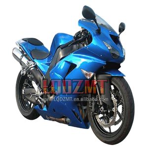 Cuerpo de inyección para <span class=keywords><strong>KAWASAKI</strong></span> <span class=keywords><strong>NINJA</strong></span> ZX 10 R 10R <span class=keywords><strong>1000</strong></span> CC ZX10R azul brillante 06 07 51LQ.80 ZX1000 2006 <span class=keywords><strong>2007</strong></span> Kit de carenado OEM - Product Image 1